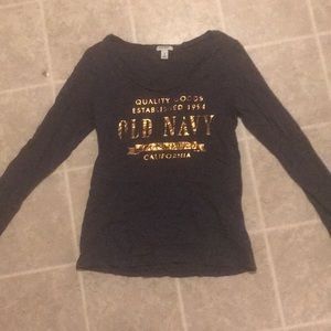 Juniors long sleeve top